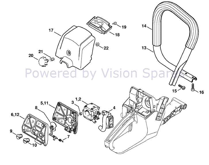 stihl ms381 parts diagram