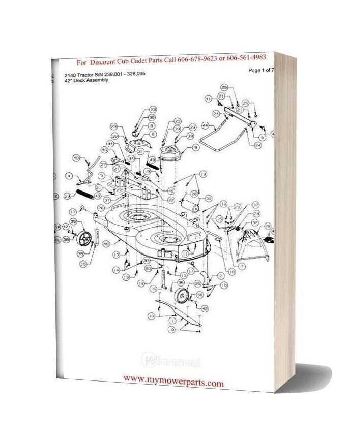 cub cadet 1042 parts diagram