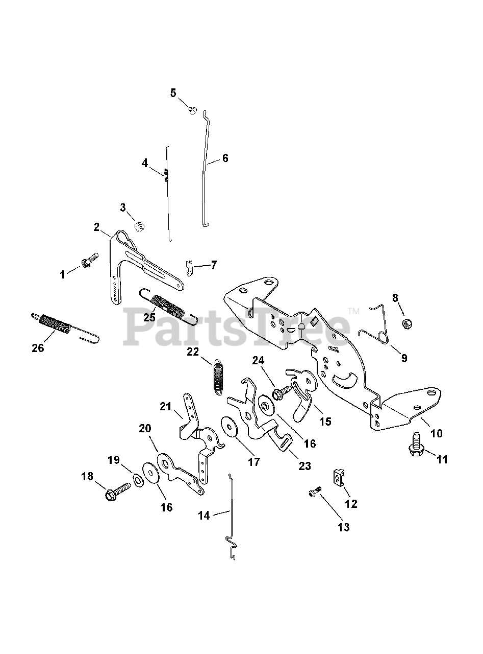 cub cadet 1054 parts diagram