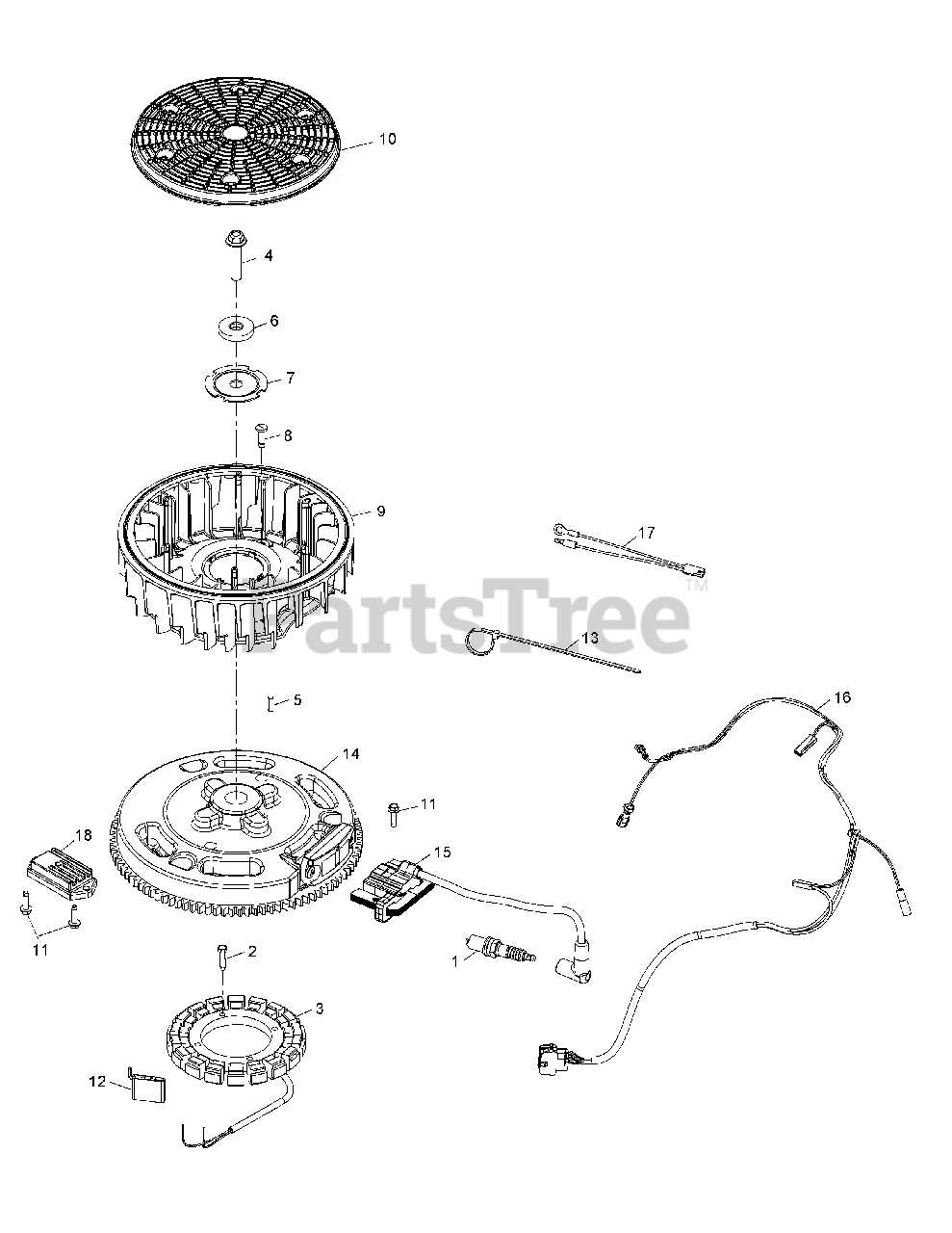 cub cadet 1054 parts diagram