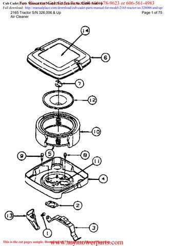 cub cadet parts diagram