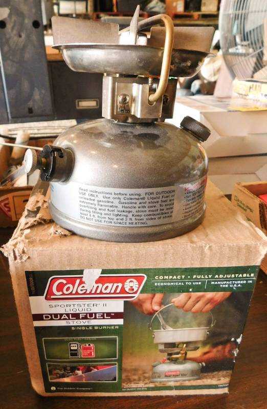 coleman dual fuel stove parts diagram