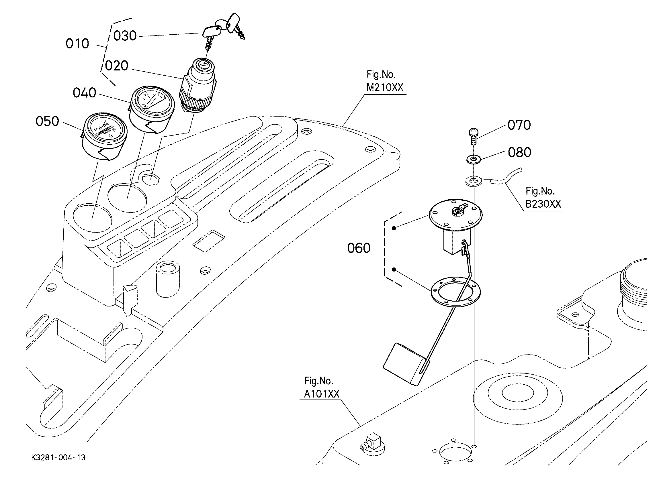 kubota zg327 parts diagram