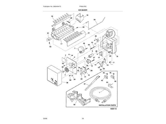 frigidaire countertop ice maker parts diagram