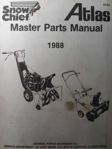 snow chief snowblower parts diagram