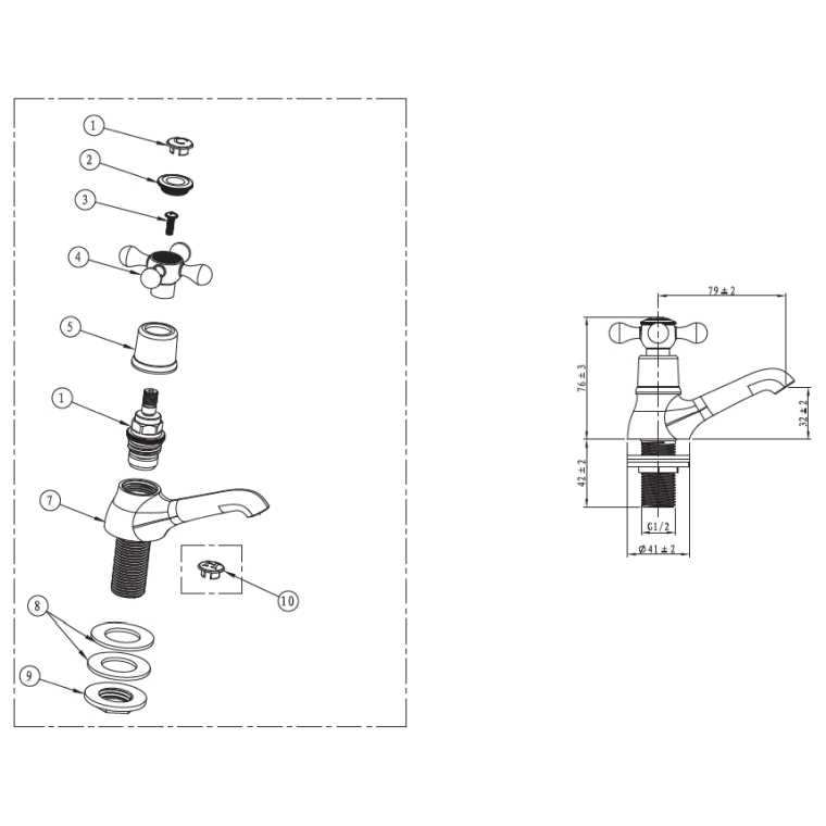 a112.18.1m faucet parts diagram