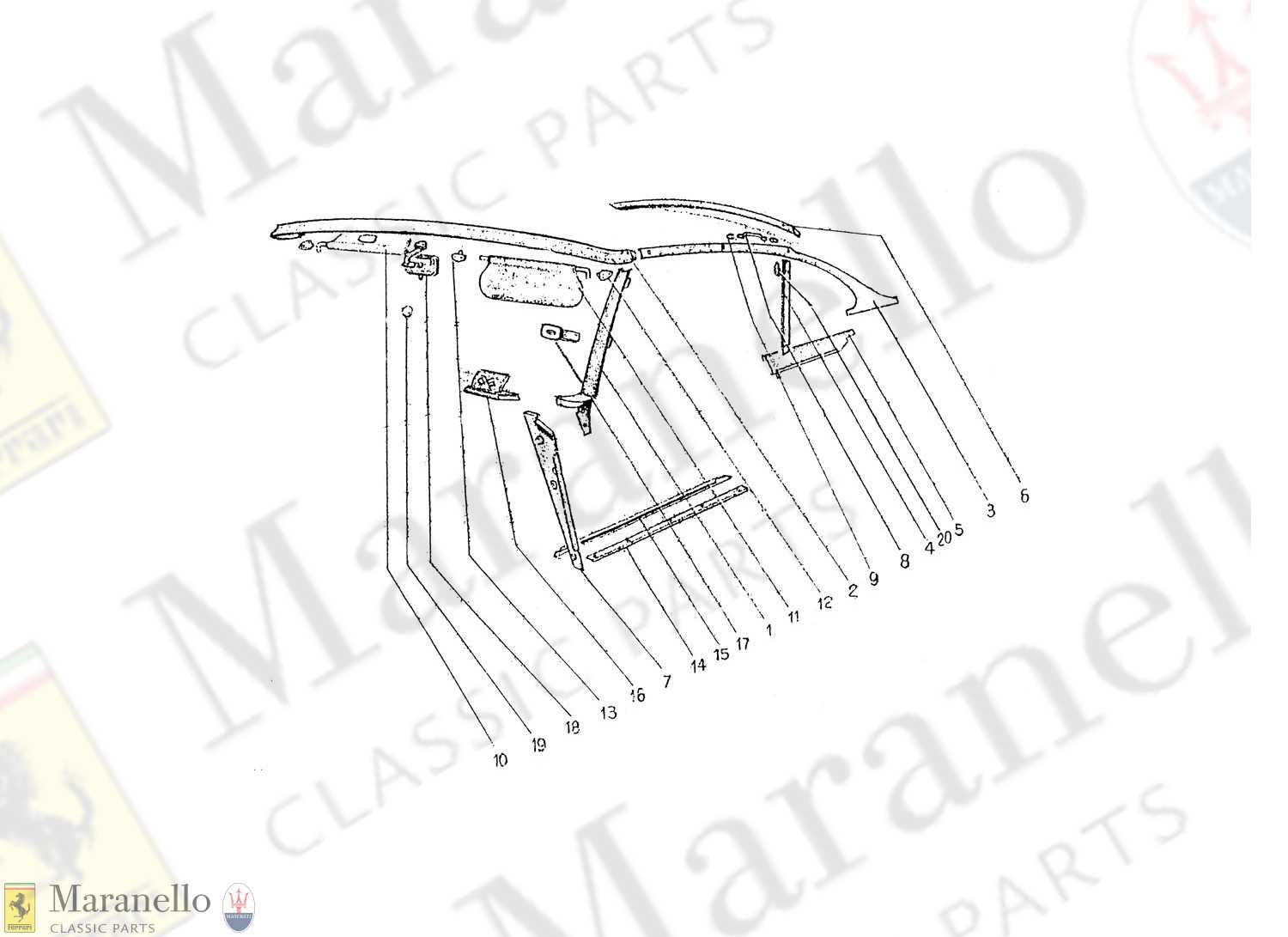 interior window parts diagram