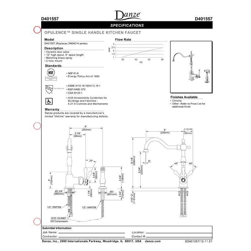 danze parts diagram