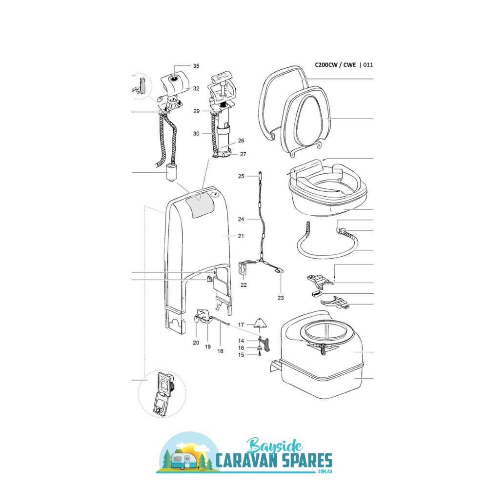 thetford c402 parts diagram