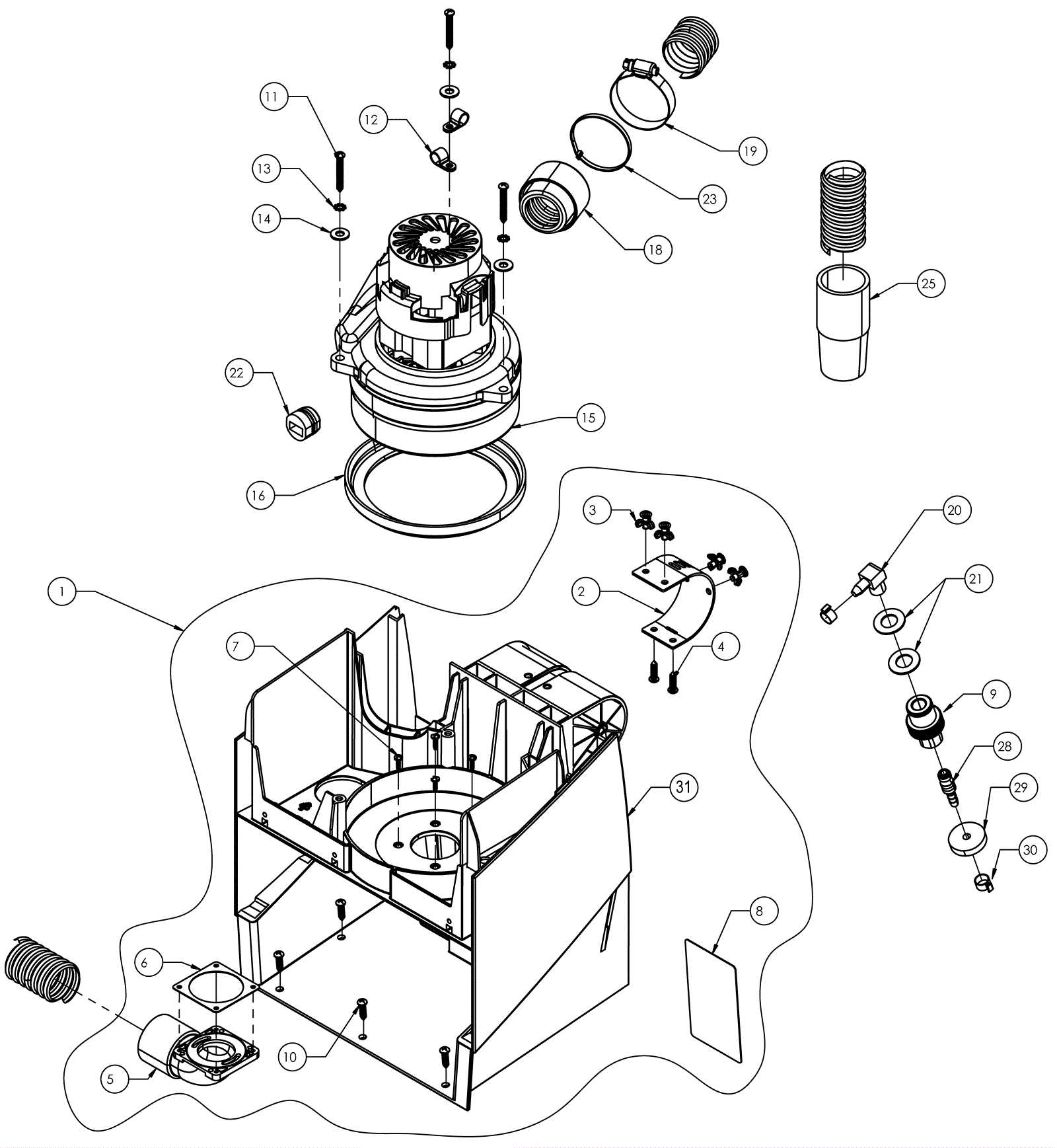 rug doctor deep carpet cleaner parts diagram