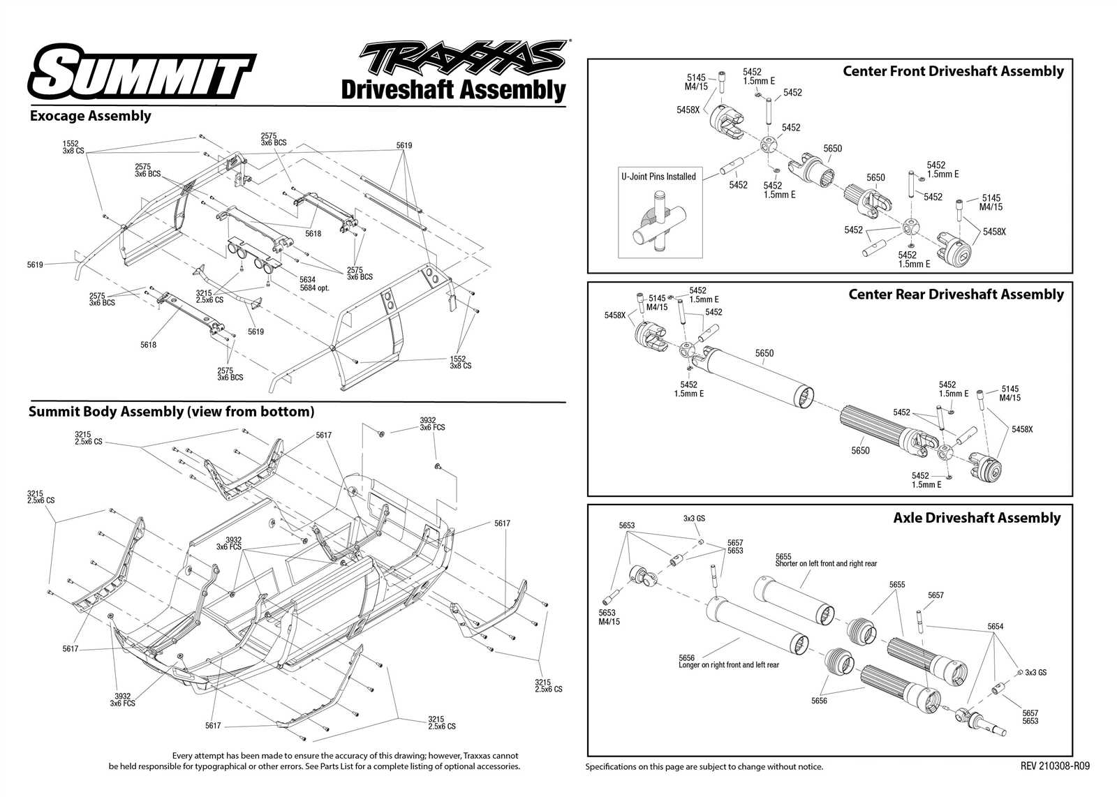 traxxas rally parts diagram