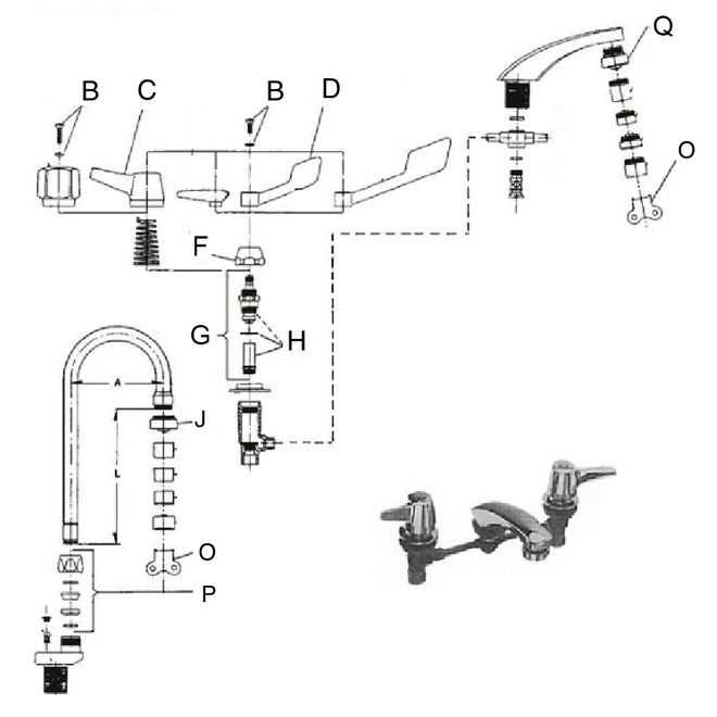 delta kitchen faucet parts diagram