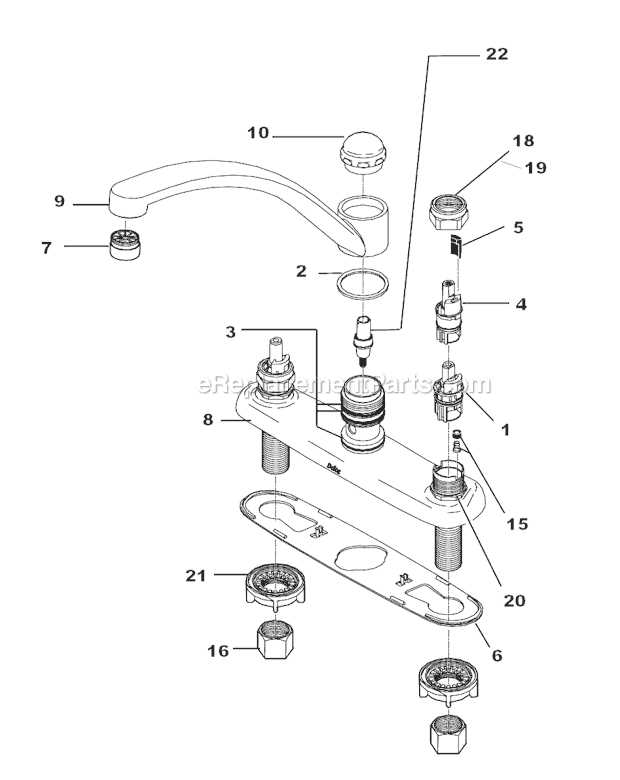 delta touch faucet parts diagram