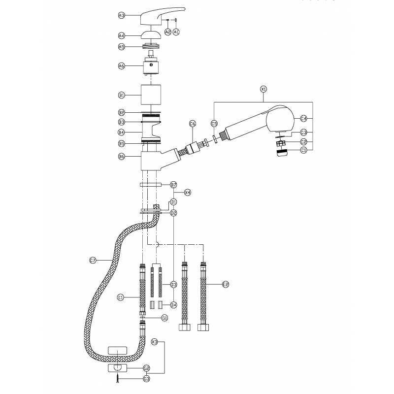 delta victorian kitchen faucet parts diagram