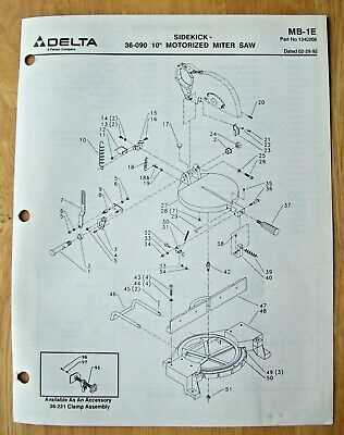 dewalt 12 inch miter saw parts diagram