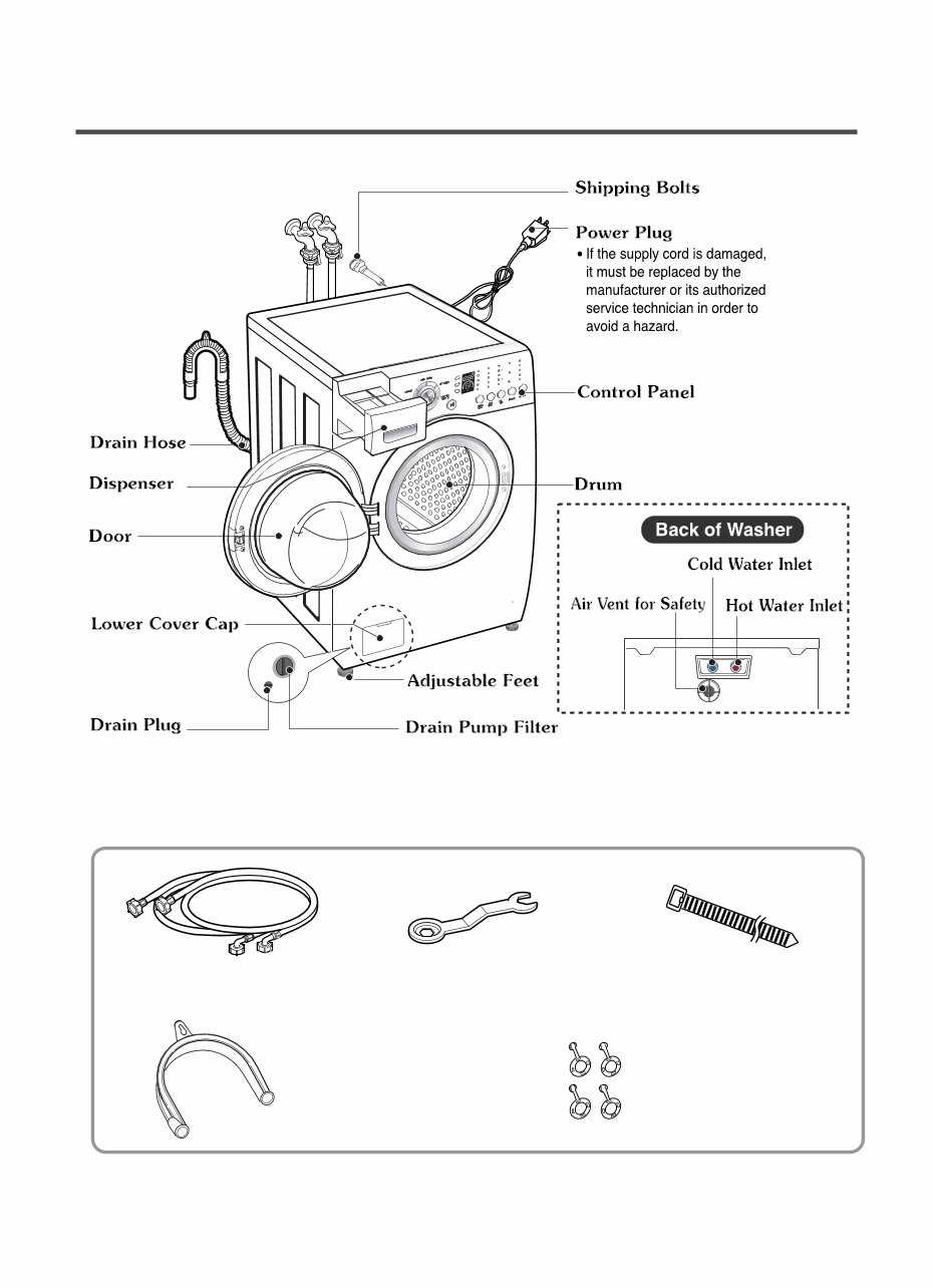 lg washing machine parts diagram