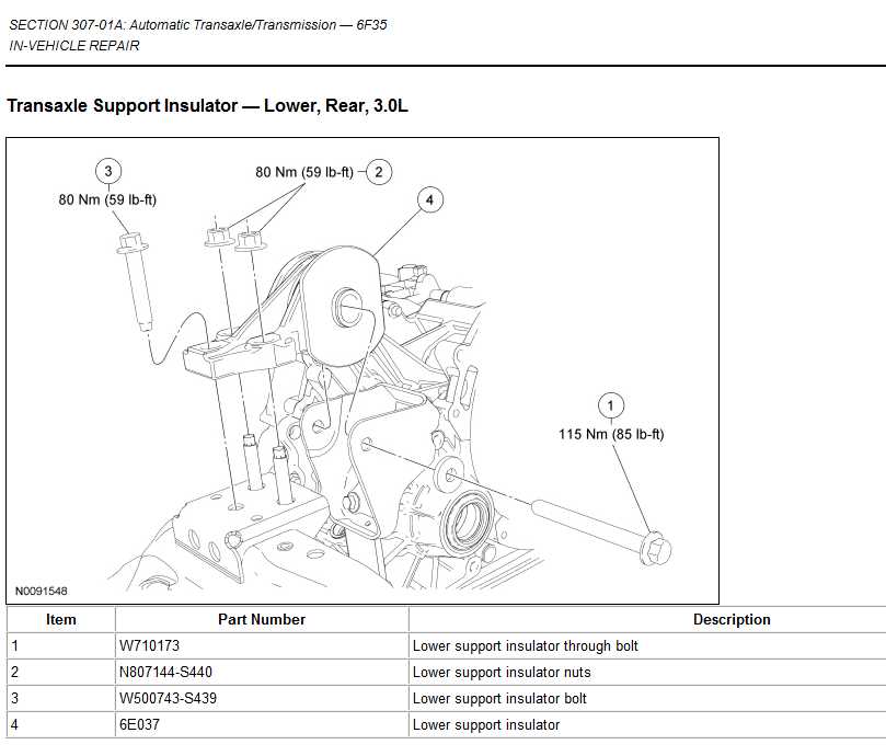 2008 ford escape transmission parts diagram