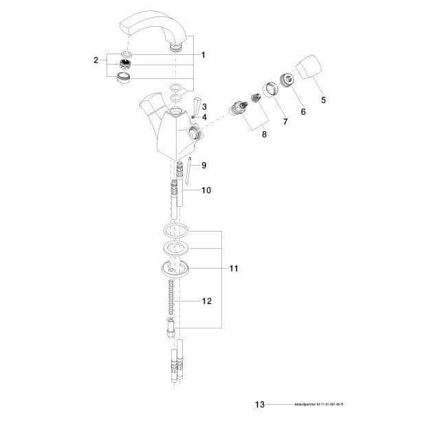 a112.18.1m faucet parts diagram