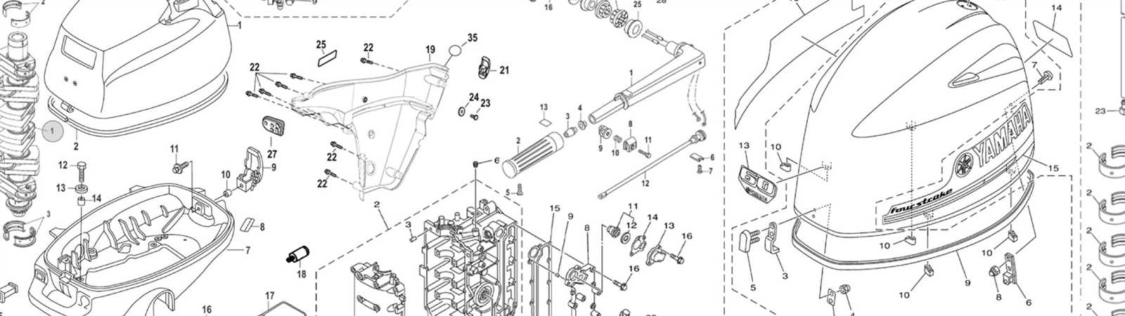 yamaha 9.9 4 stroke parts diagram