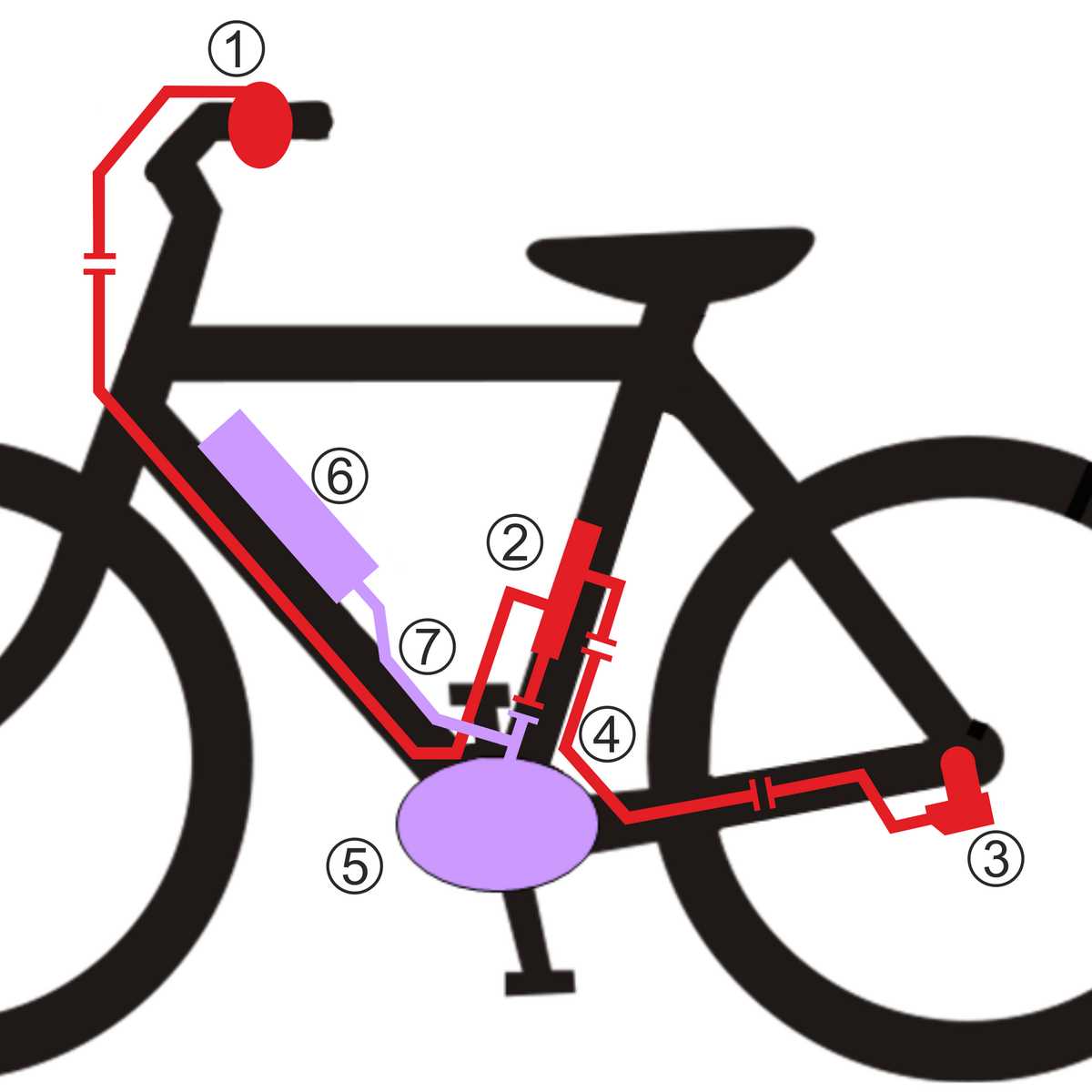 diagram e bike parts