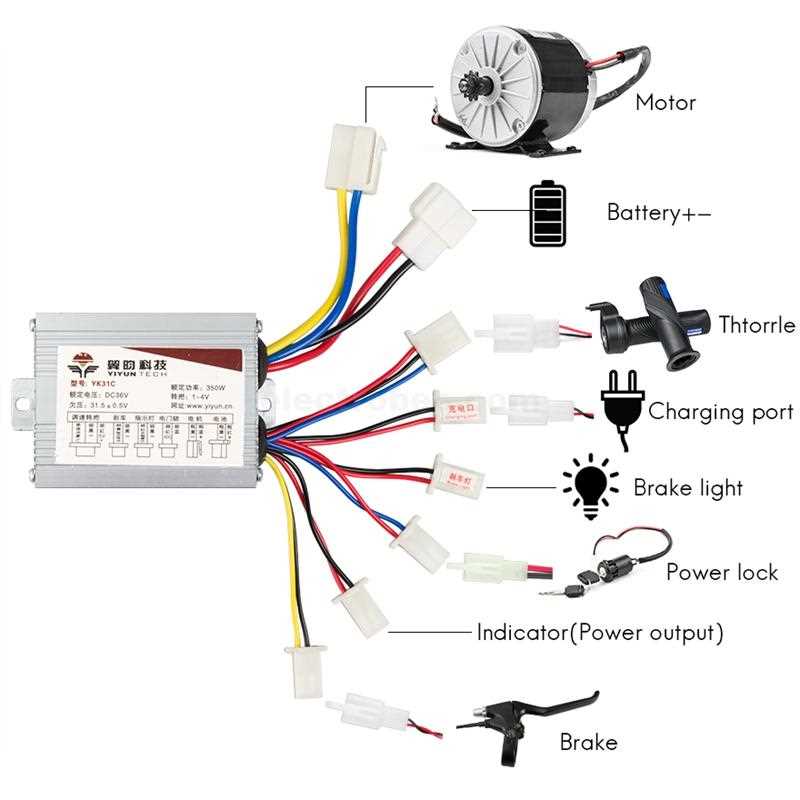 diagram e bike parts