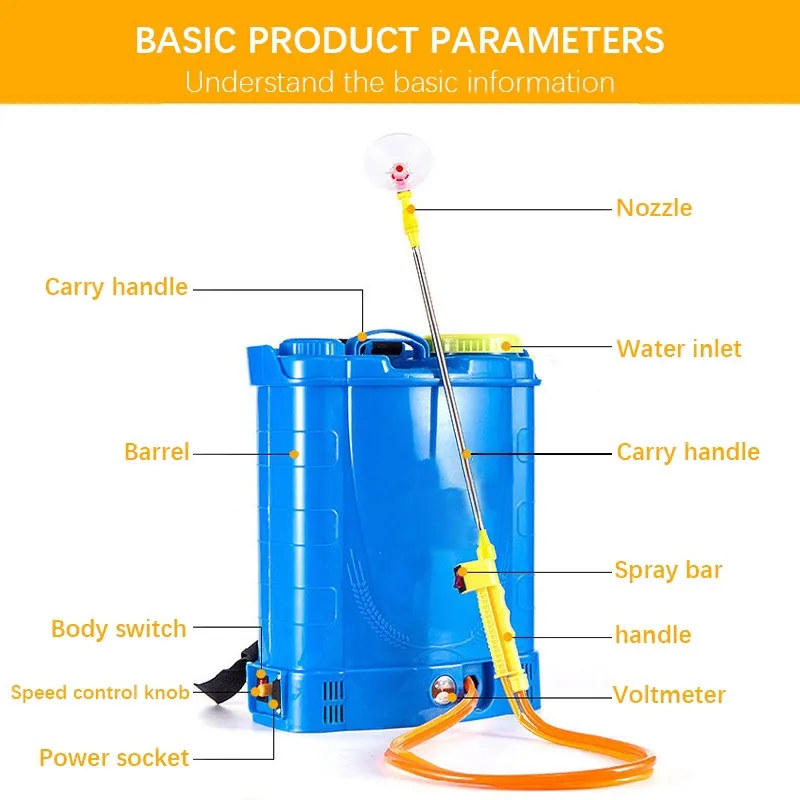 diagram knapsack sprayer parts