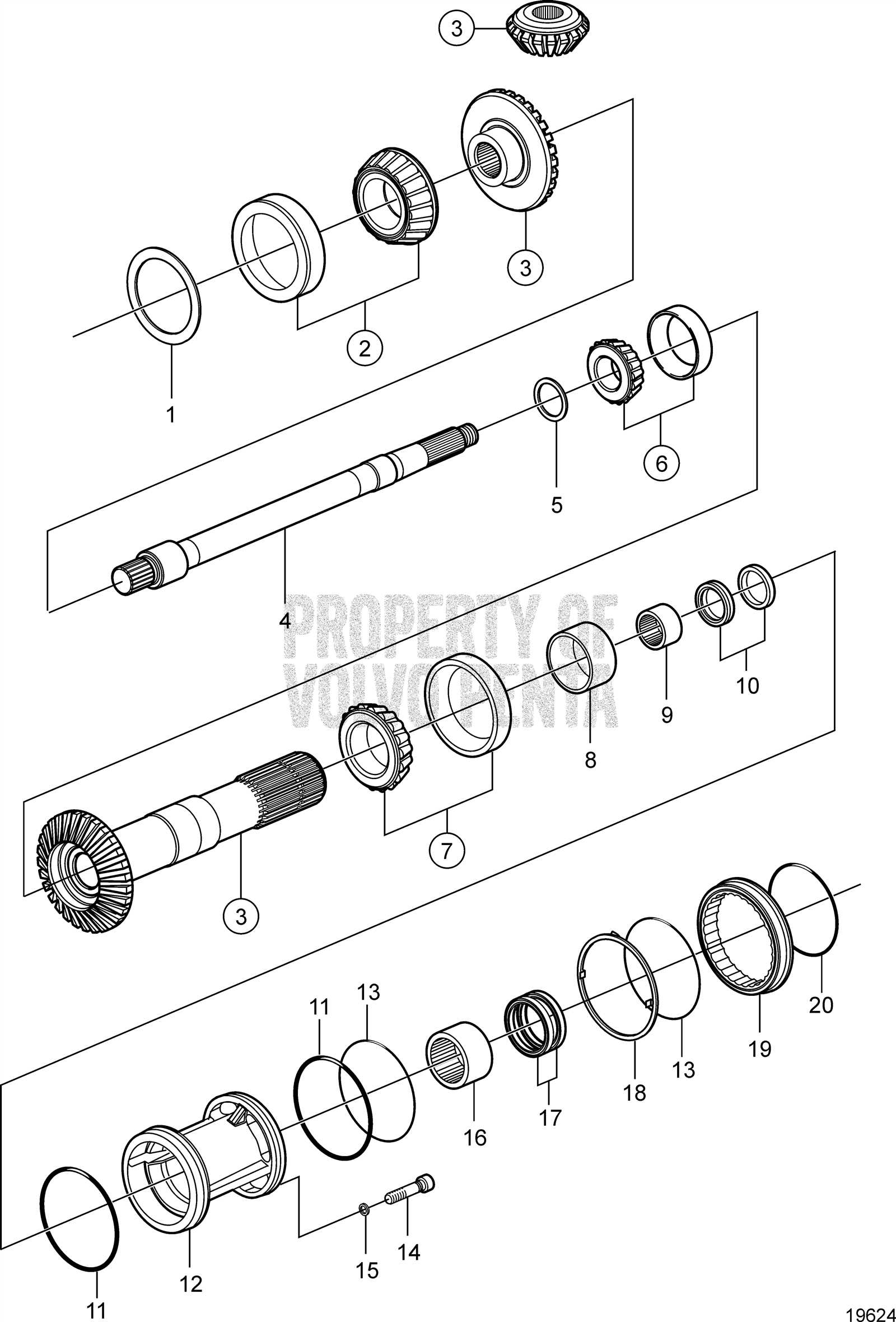 volvo sterndrive parts diagram