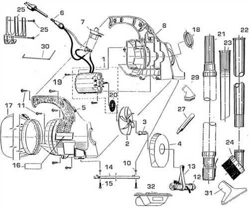 dirt devil power max parts diagram