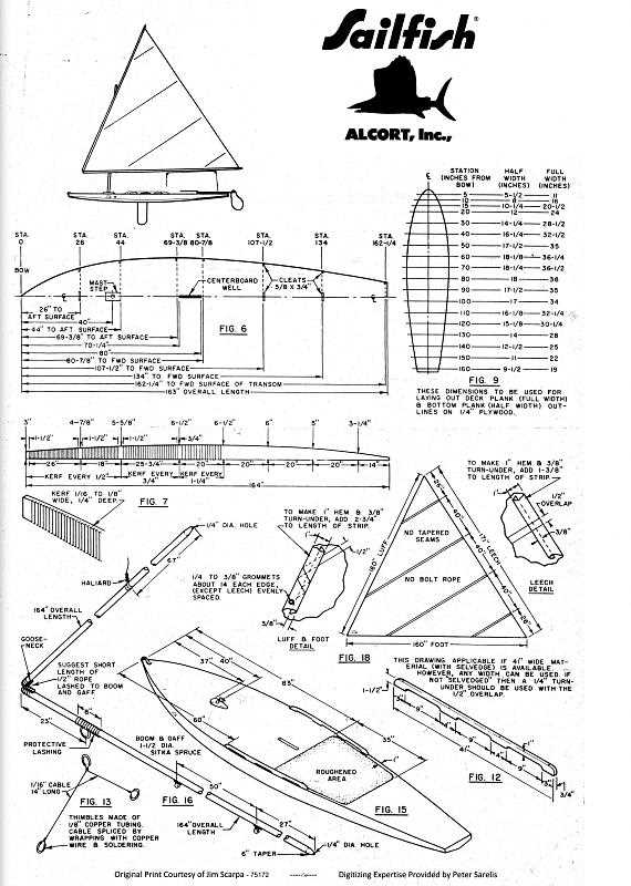 sunfish sailboat parts diagram