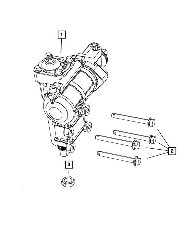 jeep steering parts diagram