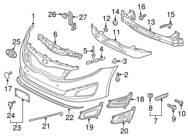 kia k5 parts diagram