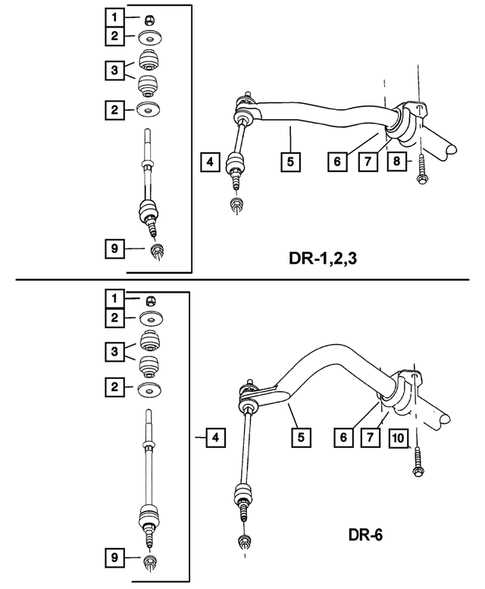 dodge ram 1500 4x4 front end parts diagram