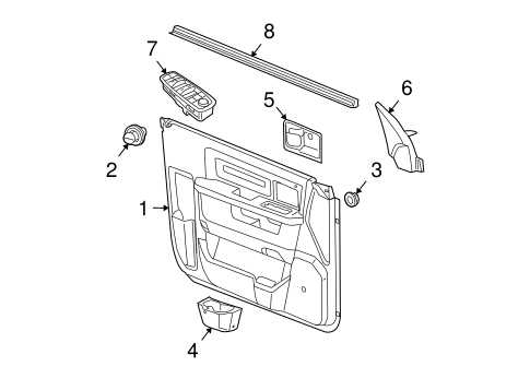 dodge ram interior parts diagram