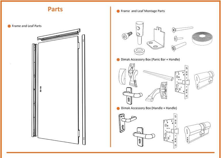 door frame parts names diagram