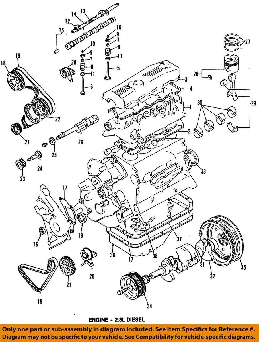 ford ranger engine parts diagram