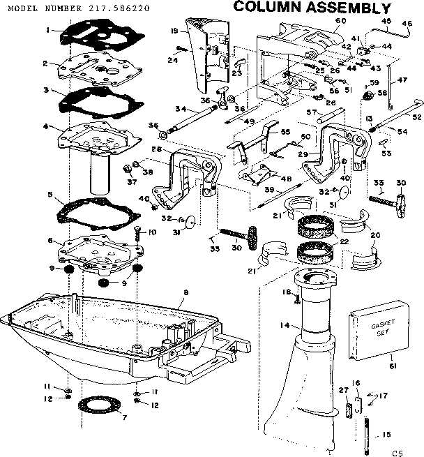 johnson 9.9 parts diagram