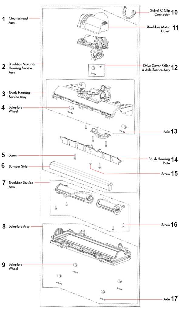 dyson multi floor 2 parts diagram