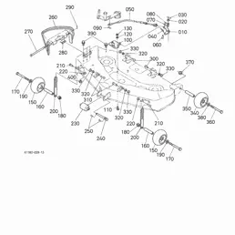 kubota 48 mower deck parts diagram