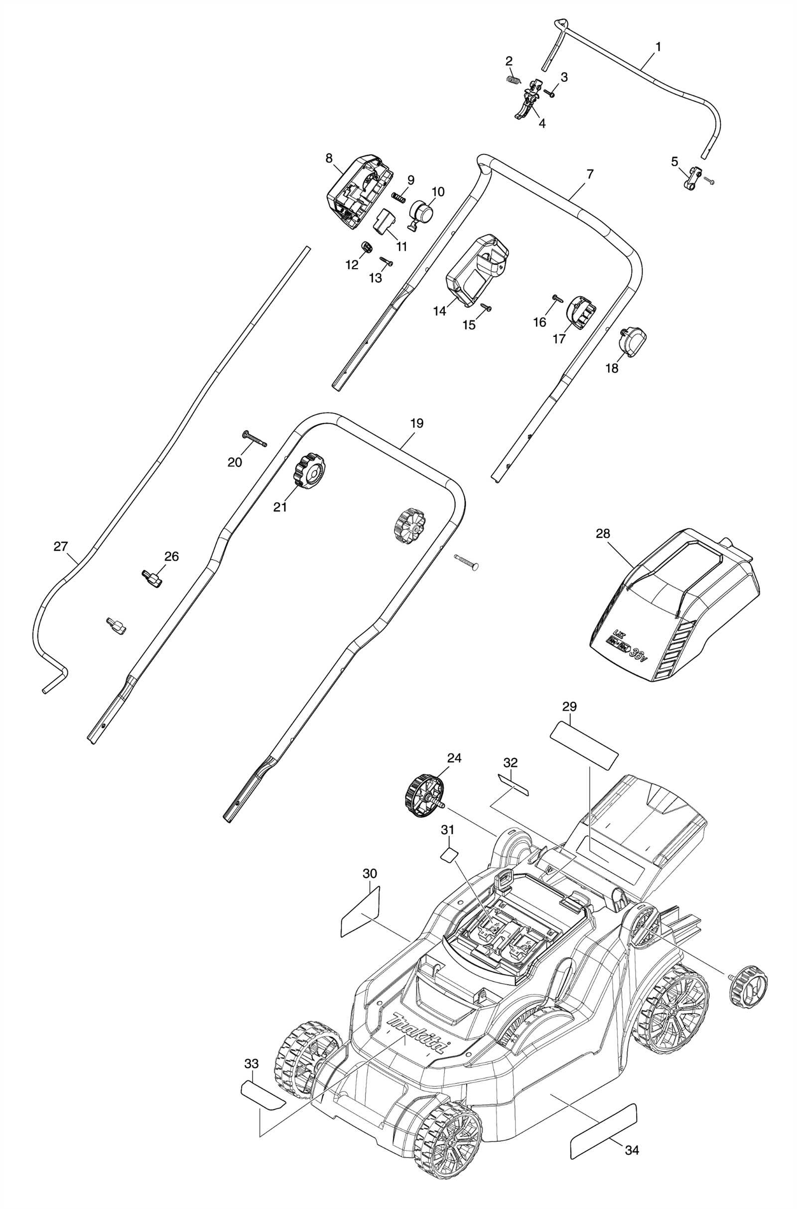 lawn boy parts diagram