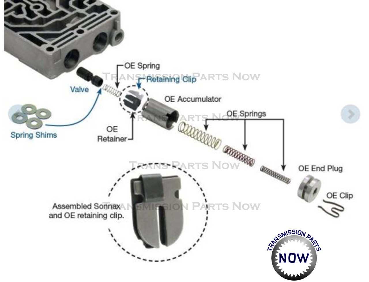 e40d transmission parts diagram