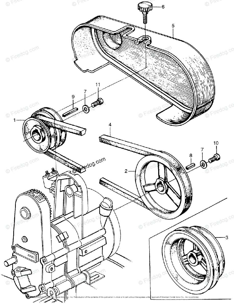 honda rototiller parts diagram