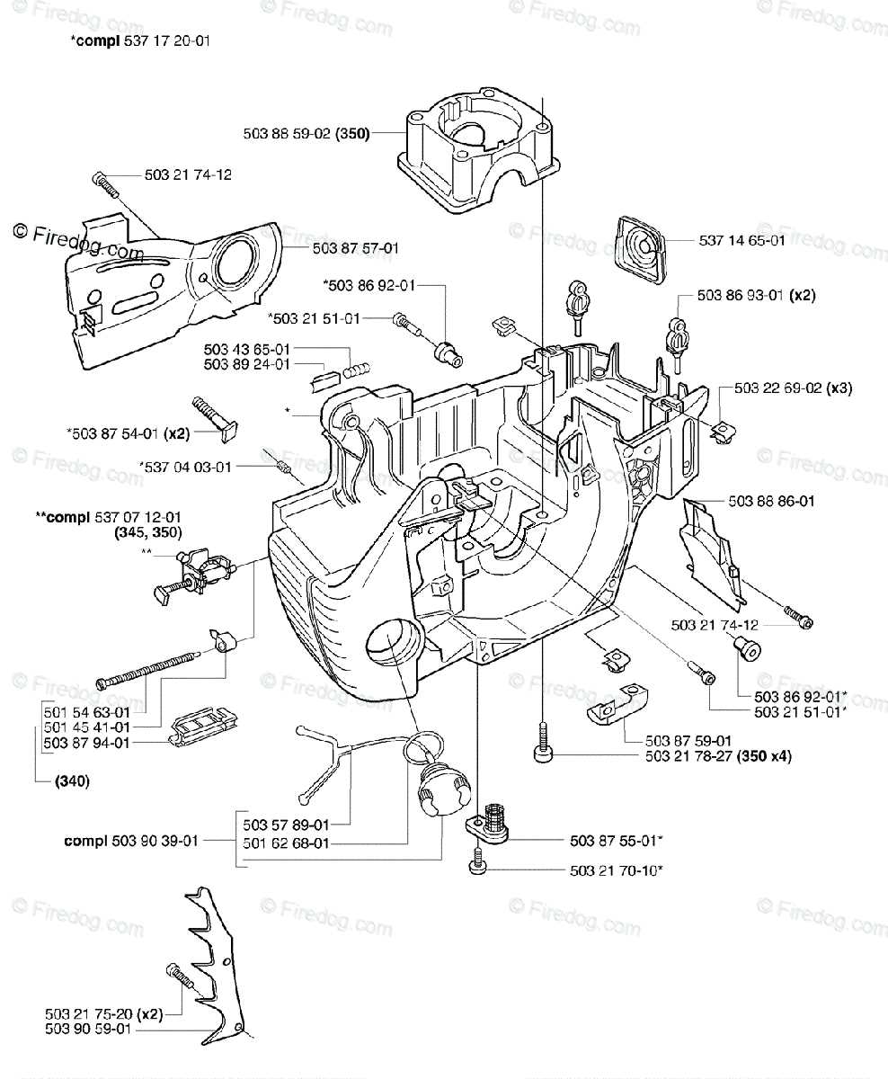 husqvarna part diagram