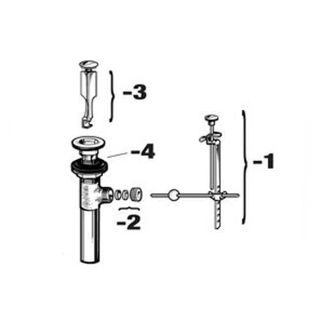 sink stopper parts diagram