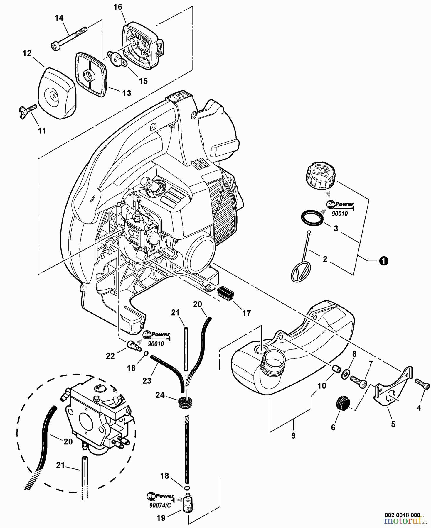 echo hc 1500 parts diagram