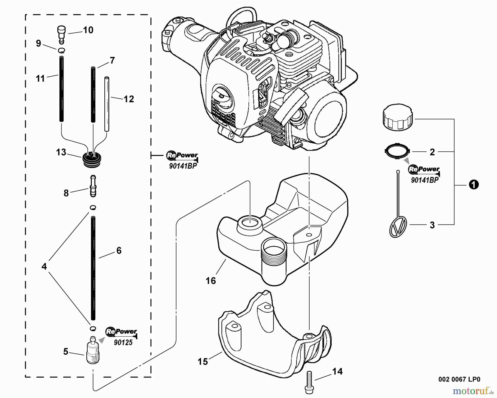 echo pas 225 parts diagram