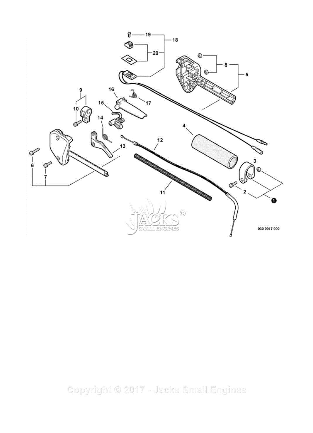 echo string trimmer parts diagram