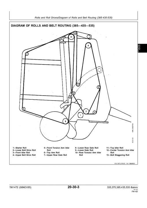 john deere 535 baler parts diagram pdf