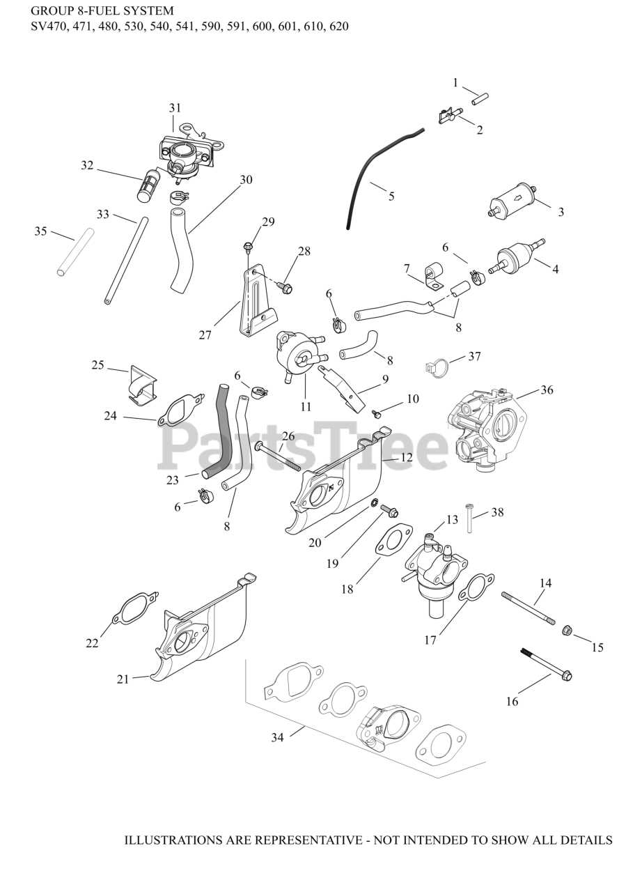 kohler sv600 parts diagram