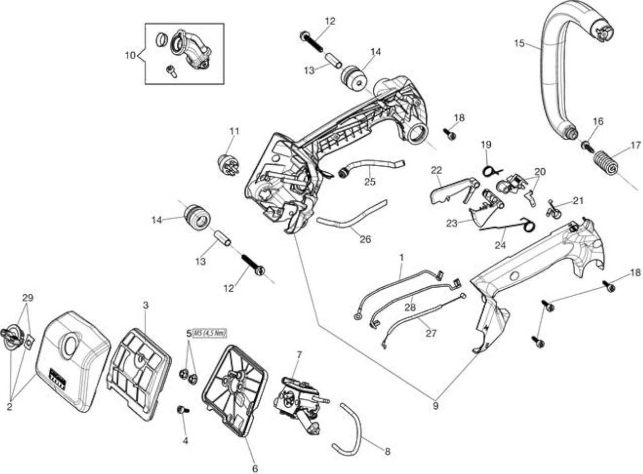 efco chainsaw parts diagram