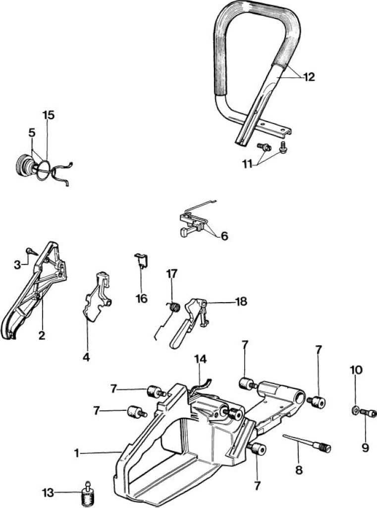 efco chainsaw parts diagram